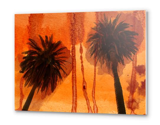 Sunset Palms Metal prints by Irena Orlov