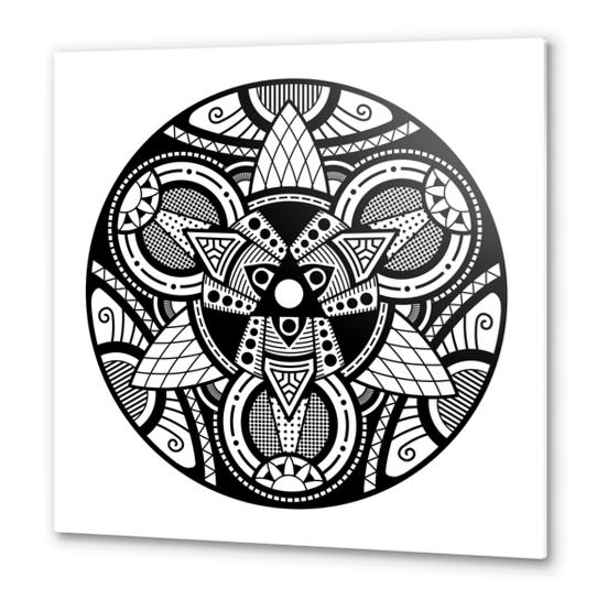 Simple Mandala 4 Metal prints by Divotomezove