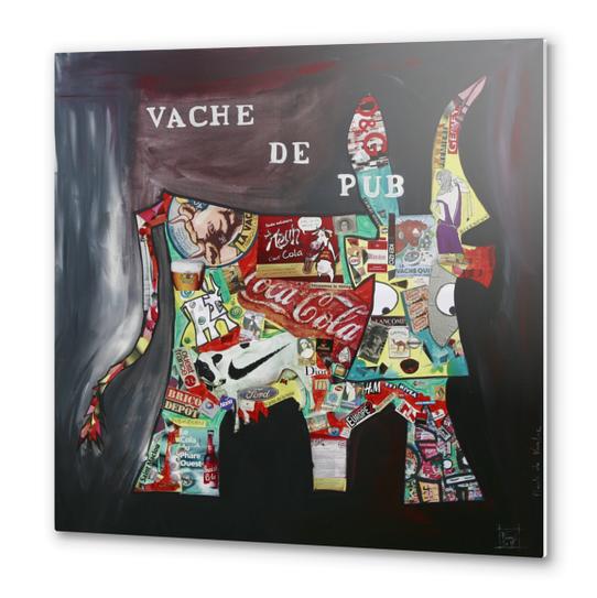 Vache de pub Metal prints by frayartgrafik