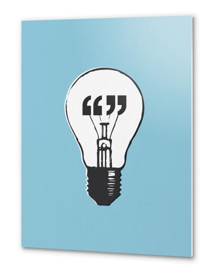 Bright Bulb Metal prints by Alex Xela