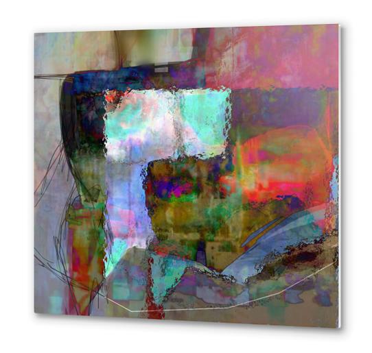 Espace temps Metal prints by jacques chiron