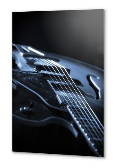 Guitar Light Metal prints by cinema4design