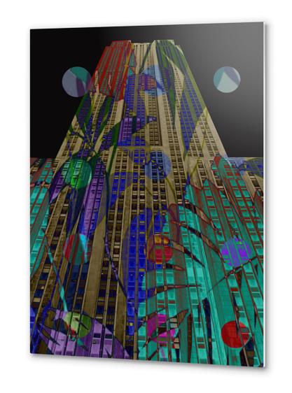 Vegetal Building Metal prints by Vic Storia