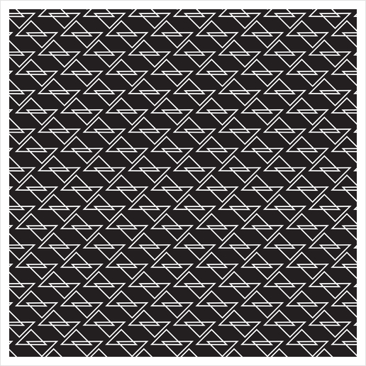 ZIGZAG Art Print by Amir Faysal