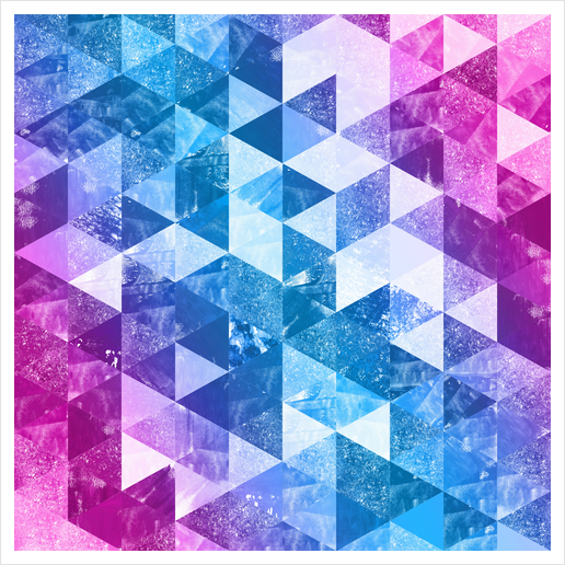 Abstract Geometric Background #19 Art Print by Amir Faysal