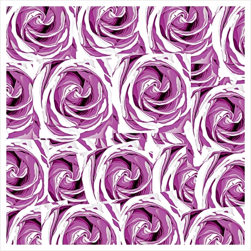 closeup pink rose texture pattern abstract background Art Print by Timmy333