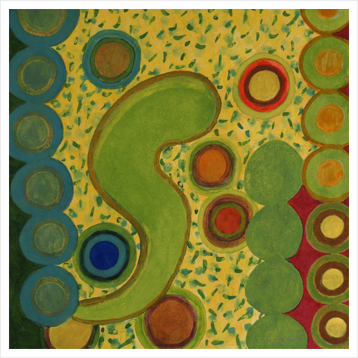 Grouping Circles Art Print by Heidi Capitaine