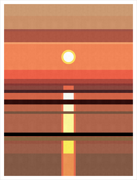 Minimalist landscape III Art Print by Vitor Costa