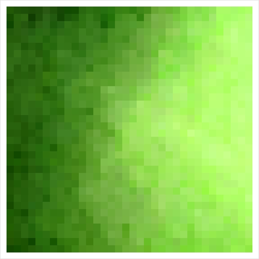 graphic design geometric pixel square pattern abstract background in green Art Print by Timmy333