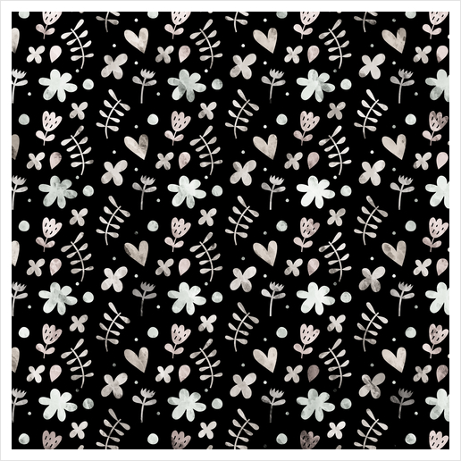 LOVELY FLORAL PATTERN X 0.15 Art Print by Amir Faysal