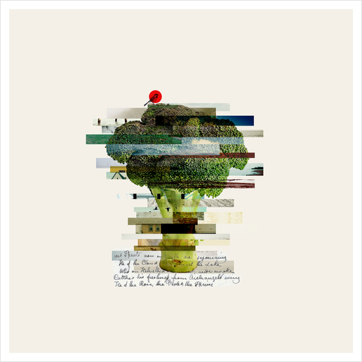 Broccoli Art Print by Oleg Borodin