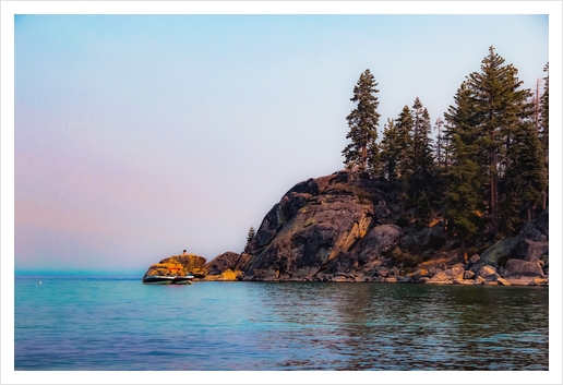 At Emerald bay Lake Tahoe California USA Art Print by Timmy333