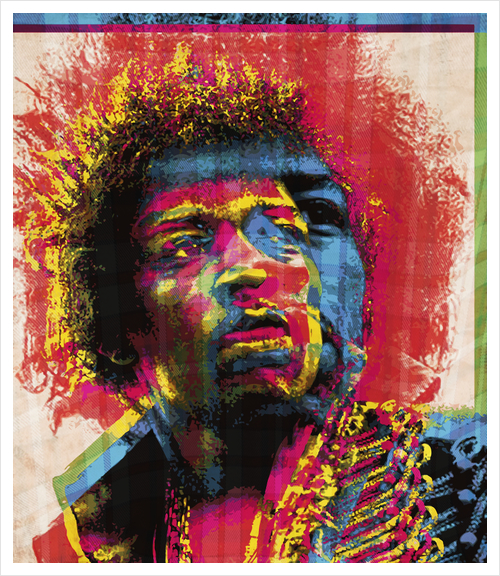 Jimi Art Print by Malixx