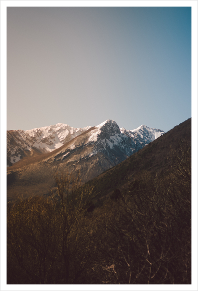 Mountains in the background XVIII Art Print by Salvatore Russolillo