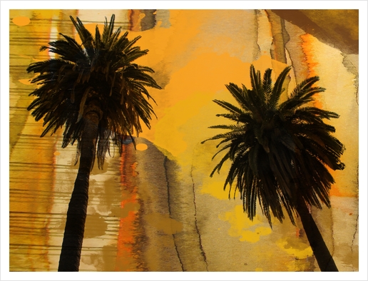 Palm Duo Art Print by Irena Orlov