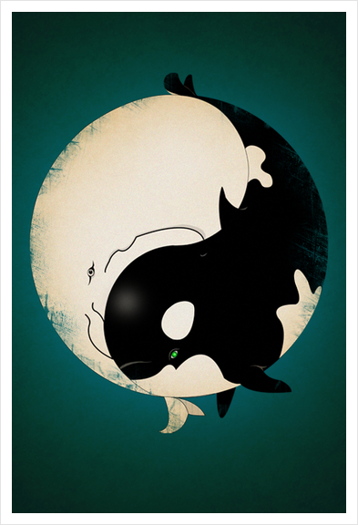 When Willy meets Moby Art Print by dEMOnyo