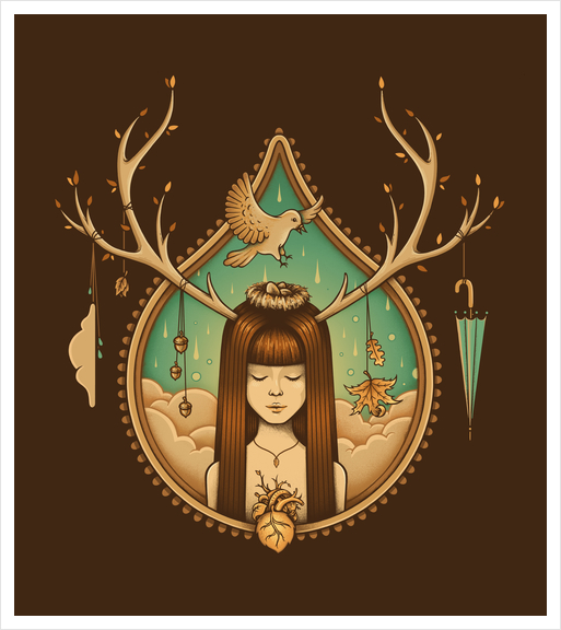 Autumn Delight Art Print by Enkel Dika