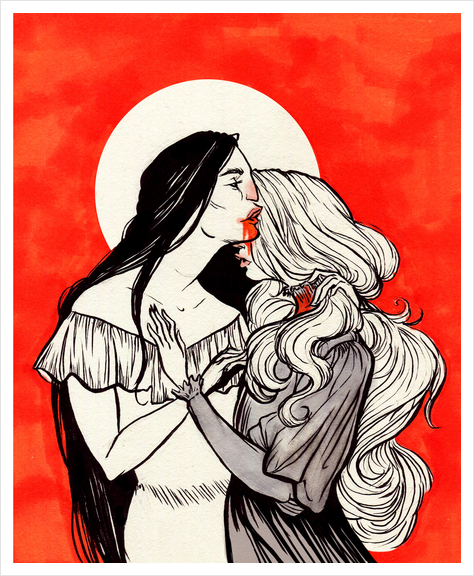 Carmilla Art Print by Alice Holleman