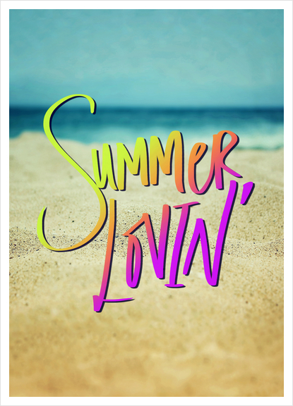 Summer Lovin' Beach Art Print by Leah Flores