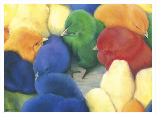 Chicks Art Print by di-tommaso