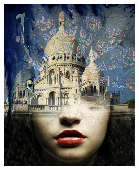 Sacré Cœur Art Print by Vic Storia