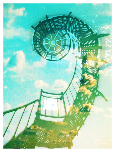 Stairway To Heaven Art Print by tzigone