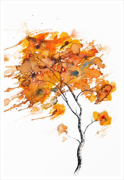 Tree Art Print by Nika_Akin