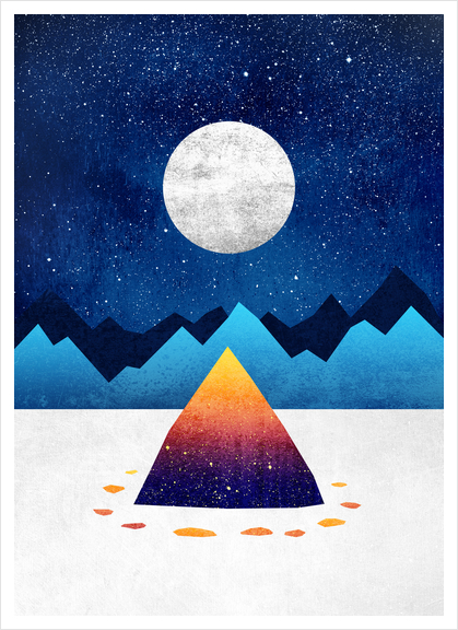 The magic of winter Art Print by Elisabeth Fredriksson