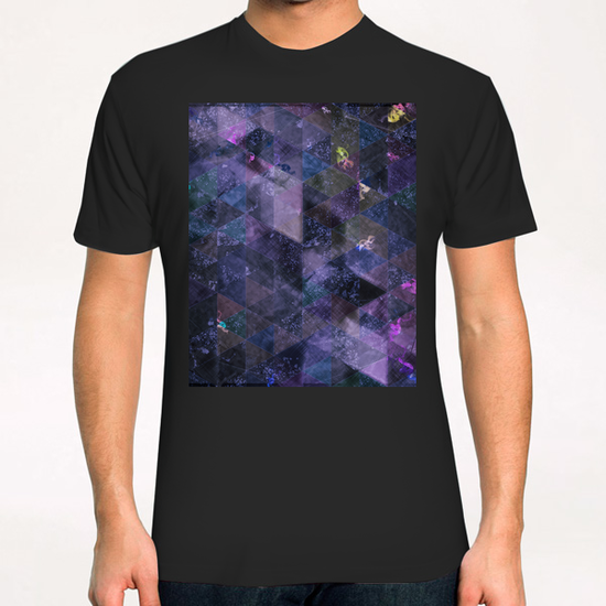 Abstract Geometric Background T-Shirt by Amir Faysal