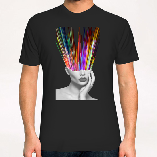 Head in the Colors T-Shirt by K. Leef