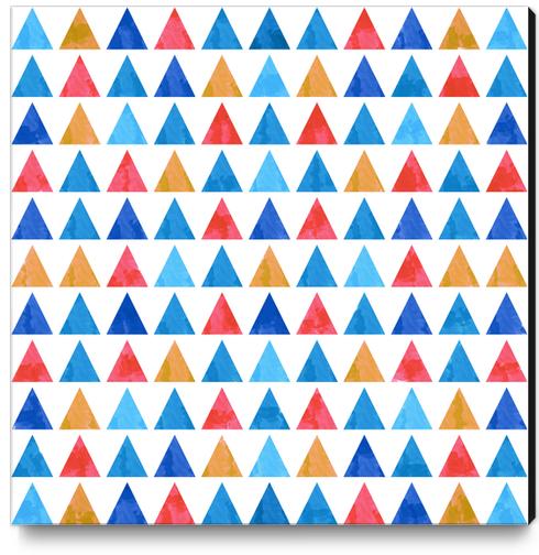 Lovely Geometric Pattern X 0.3 Canvas Print by Amir Faysal