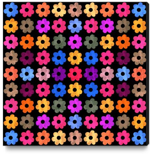 LOVELY FLORAL PATTERN X 0.17 Canvas Print by Amir Faysal