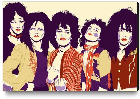 NEW YORK DOLLS Canvas Print by Francis le Gaucher