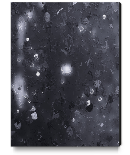 painting texture abstract background in black and white Canvas Print by Timmy333