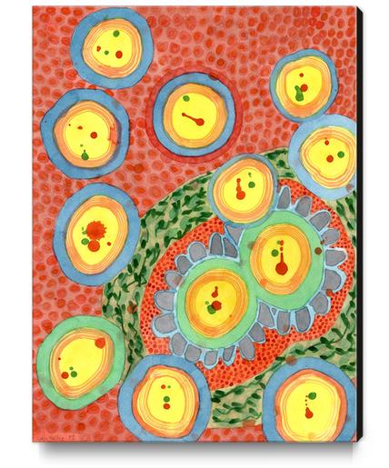 Splashes in Bubbles Canvas Print by Heidi Capitaine