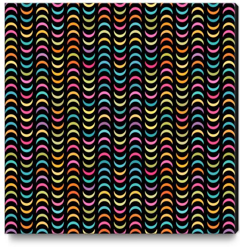 Lovely Geometric Background X 0.3 Canvas Print by Amir Faysal