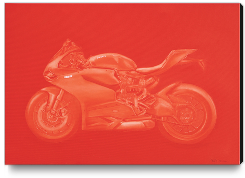 Ducati 1199 Canvas Print by di-tommaso