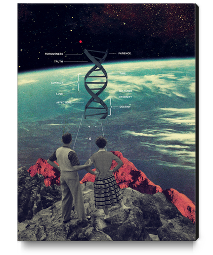 Distance & Eternity Canvas Print by Frank Moth