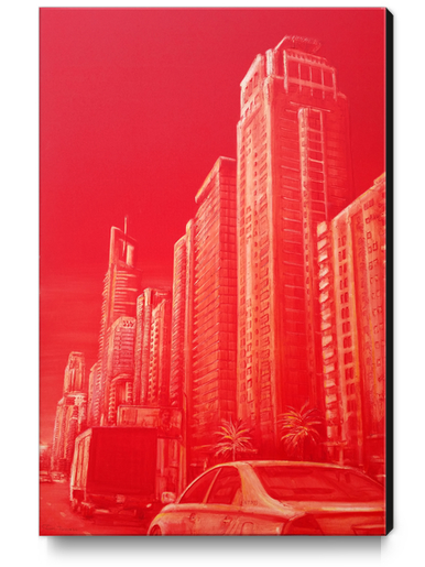 Dubai Street Canvas Print by di-tommaso