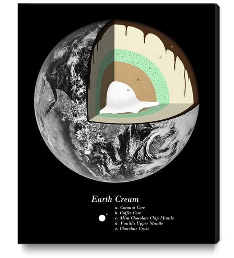 Earth Cream Canvas Print by Florent Bodart - Speakerine