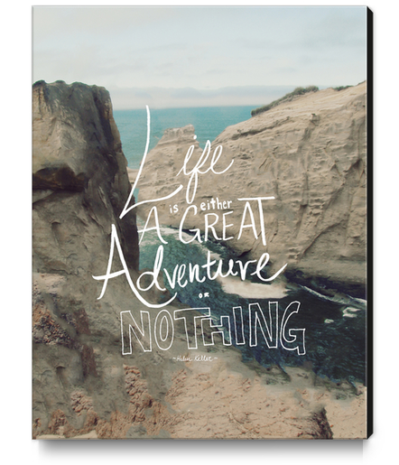 Great Adventure Canvas Print by Leah Flores