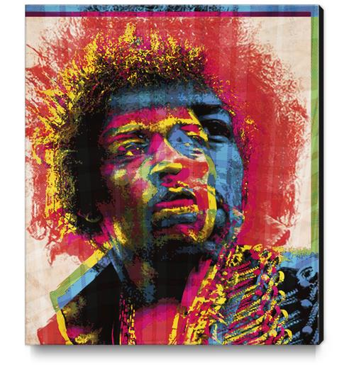 Jimi Canvas Print by Malixx