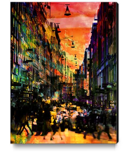 Walking people Canvas Print by Gabi Hampe