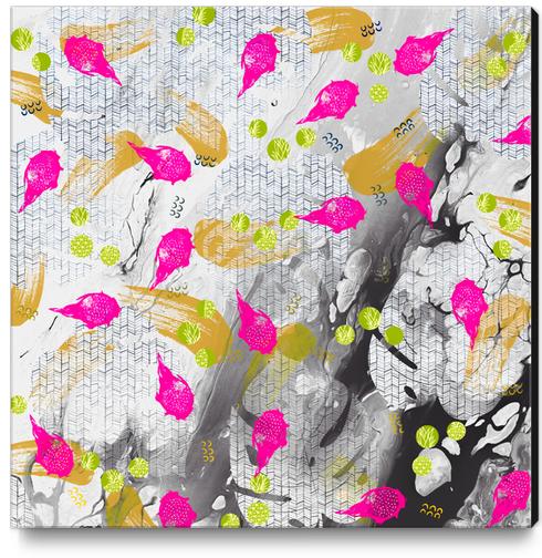 Tropical marble abstract Canvas Print by mmartabc