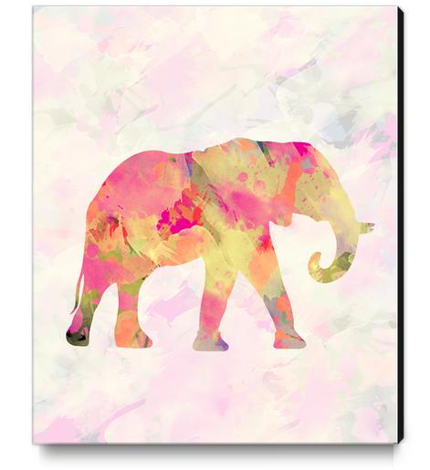 Abstract Elephant Canvas Print by Amir Faysal