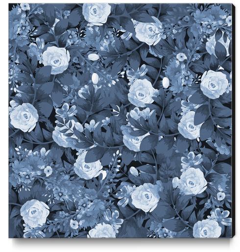 Night Botanical Garden  Canvas Print by Amir Faysal