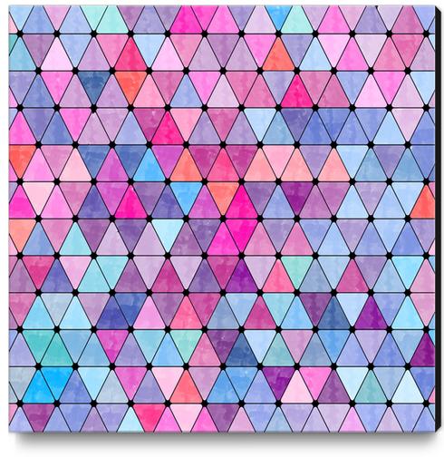 Lovely Geometric Background #2 Canvas Print by Amir Faysal