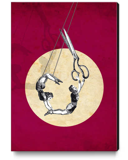 Acrobats Canvas Print by tzigone