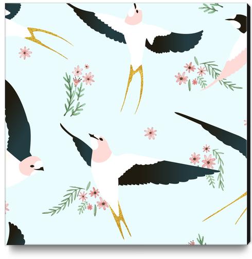 Birds Canvas Print by Uma Gokhale