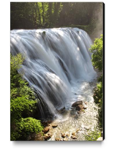 Cascata Canvas Print by Salvatore Russolillo